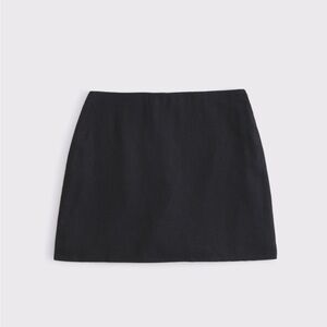 Abercrombie & Fitch Linen-Blend Mini Skort